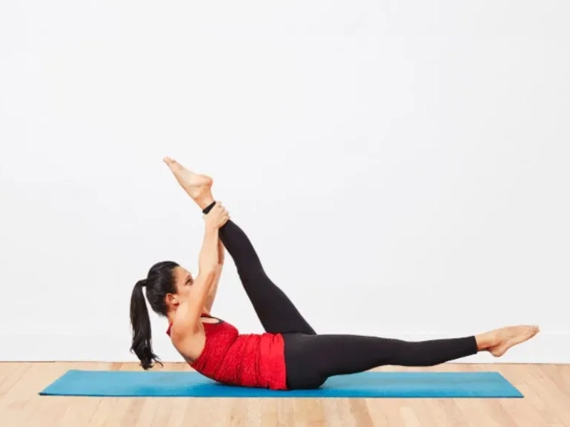 Bài tập 9: Single Leg Stretch