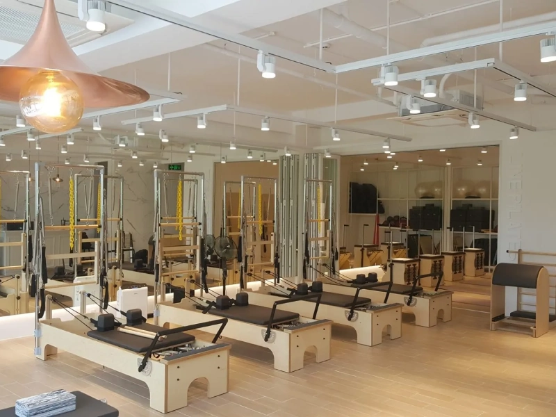 Phòng tập MBS Pilates Đường Nội có trang thiết bị hiện đại, sạch sẽ