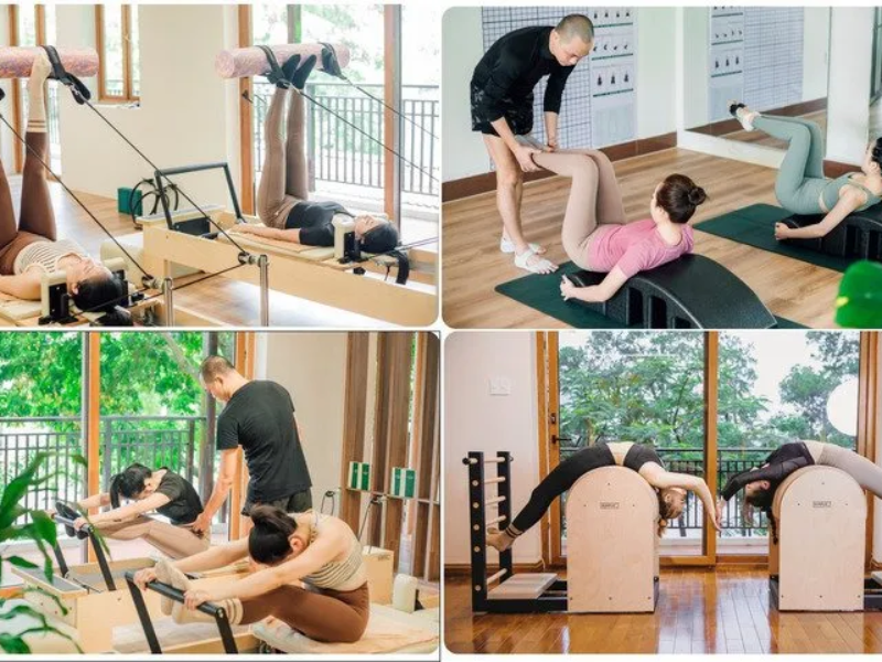 Lớp học Pilates tại California Fitness & Yoga Vũng Tàu