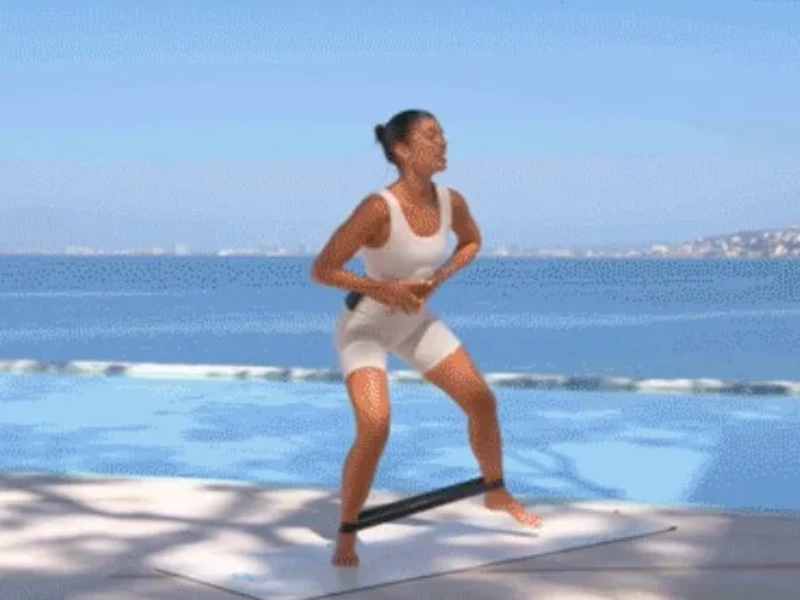 Bài tập Pilates với dây