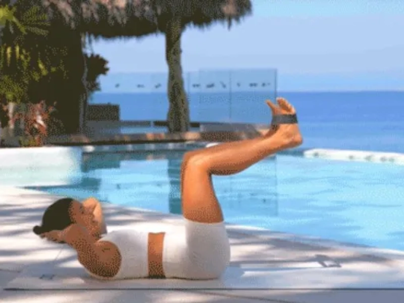 Bài tập Pilates với dây