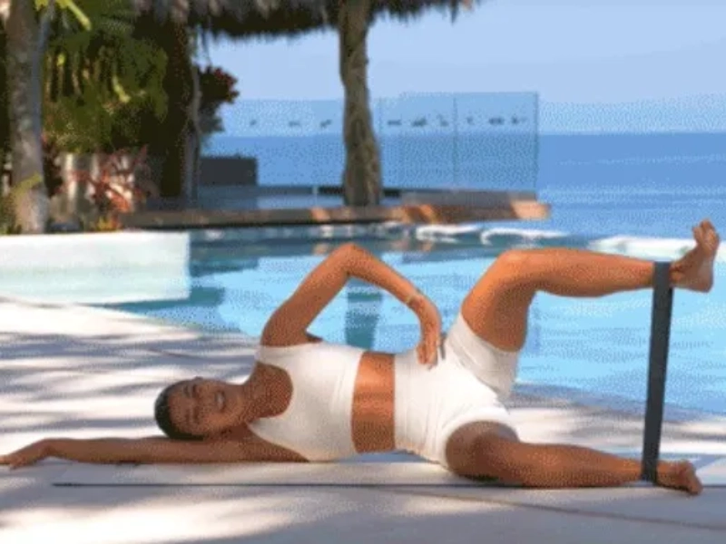 Bài tập Pilates với dây