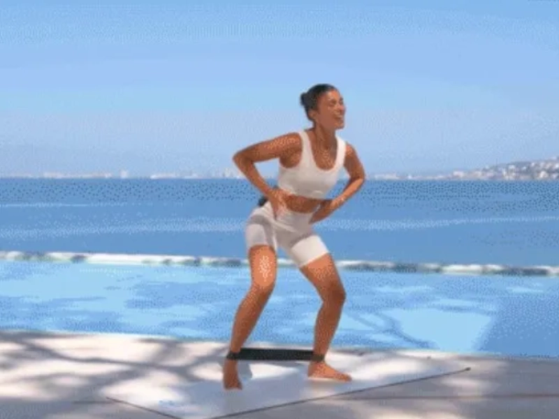 Bài tập Pilates với dây 