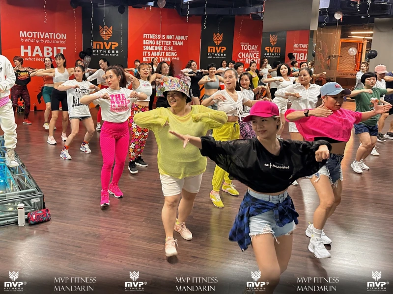 Lớp Aerobic tại MVP Fitness & Yoga Center 