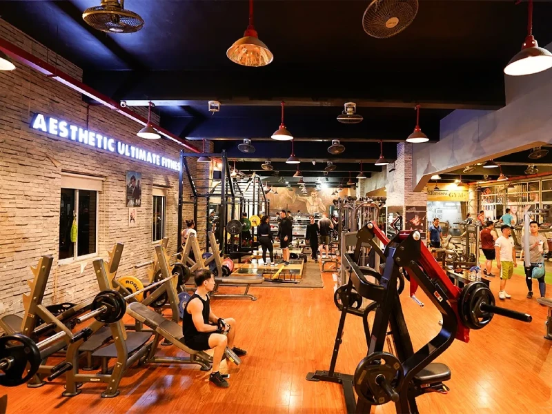Phòng tập Gym Aesthetic Ultimate Fitness