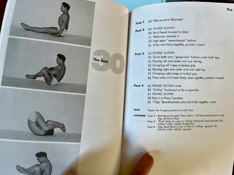 The Seal là một trong 34 bài tập Pilates Matwork gốc của Joseph Pilates