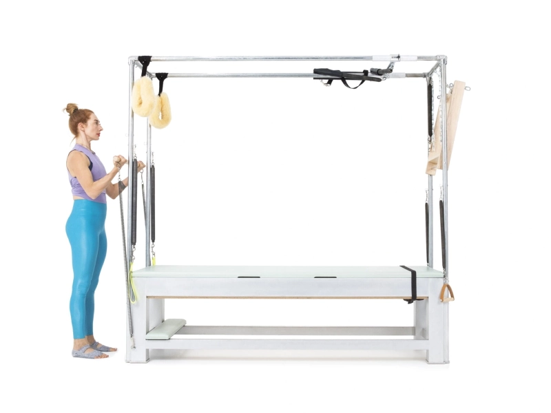 Bài tập Bicep Curls with Roll Back Bar trên Cadillac