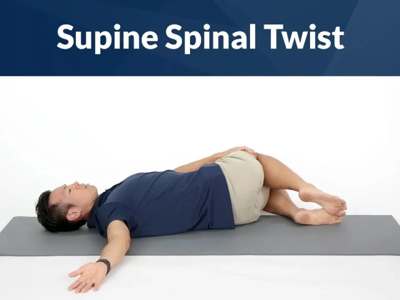 Bài tập Pilates Supine Spine Twist