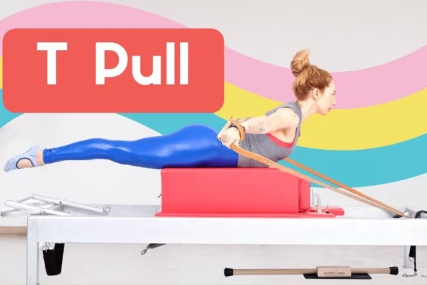 Bài tập Pilates T Pull trên Reformer