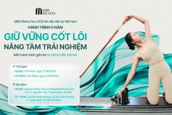 MBS Pilates Fest 2025: Hành trình 5 năm vững vàng, từ cốt lõi đến trái tim