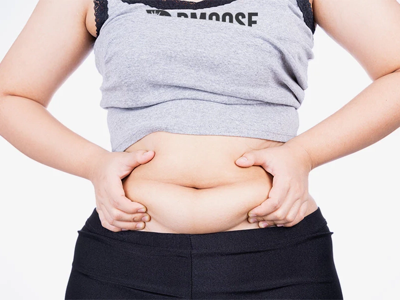 Mỡ bụng dưới là một trong những vùng khó giảm nhất trên cơ thể.