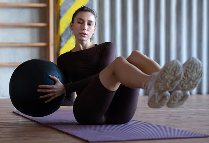 Bài tập Pilates giảm mỡ bụng dưới - Russian twits.