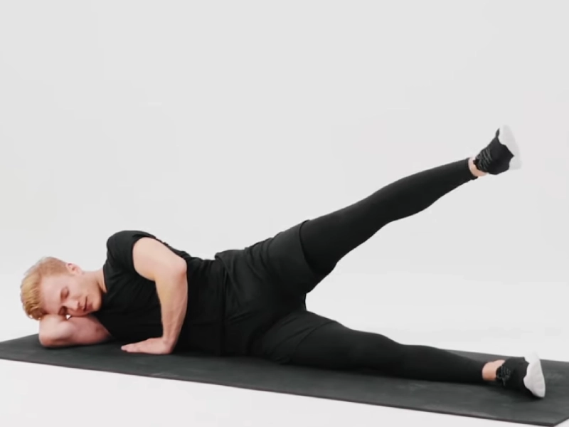 Bài tập Side-Lying Leg Circles