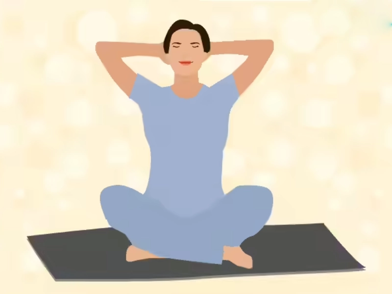 Bài tập Upper Back Stretch.