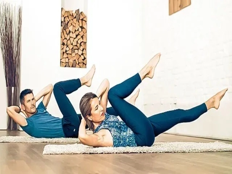 Criss-Cross exercise.