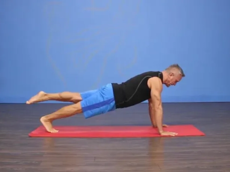 Exercise Leg Pull Front.