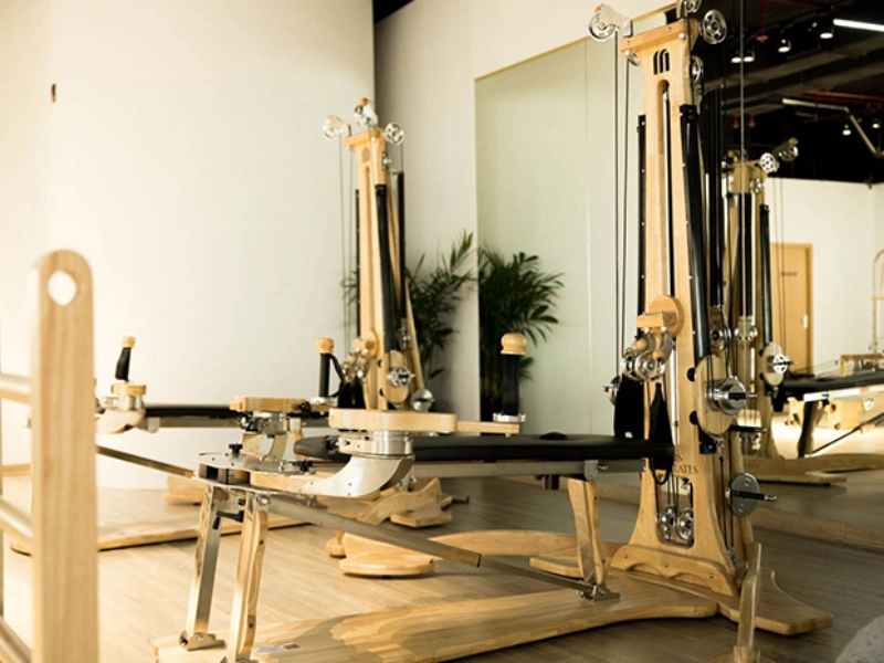 MBS Pilates at 117 Nguyen Cuu Van is equipped with a modern system of exercise machines.