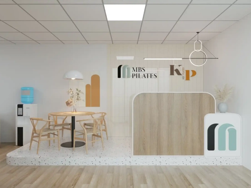 The MBS Pilates studio in District 5 Saigon is designed in a modern and luxurious style.