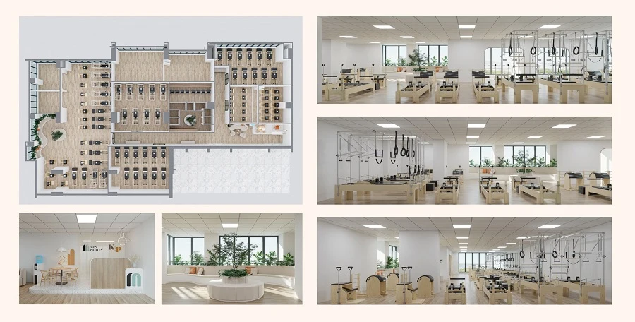 The studio is fully equipped with high-end machines.