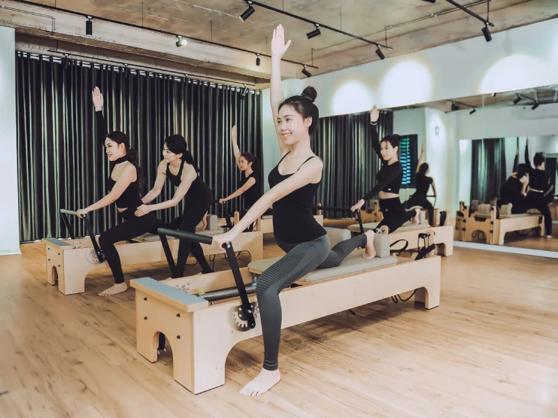 Modern and luxurious space at MBS Pilates Royal City.