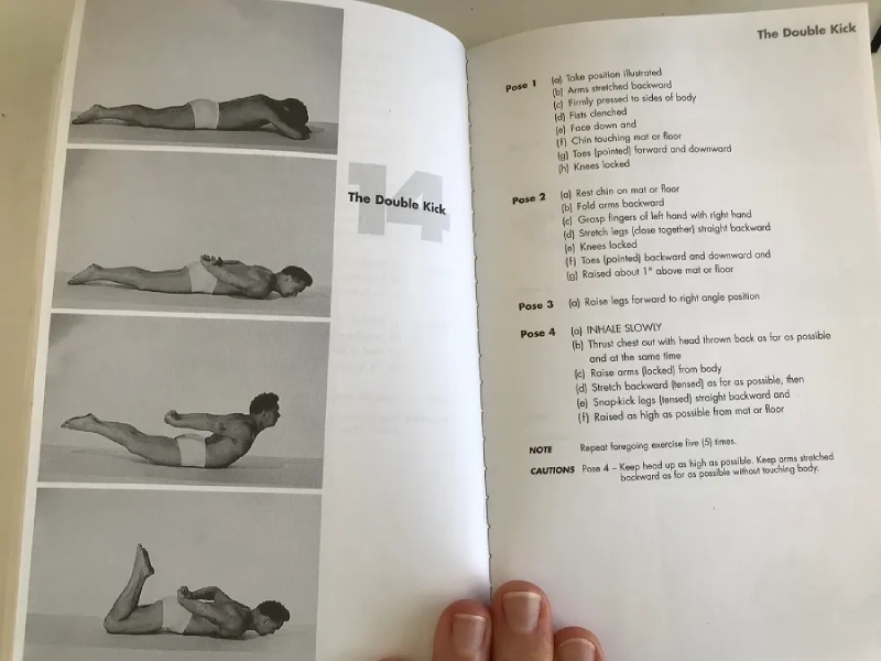 The Double Leg Kick is exercise number 14 out of the 34 original Pilates exercises.