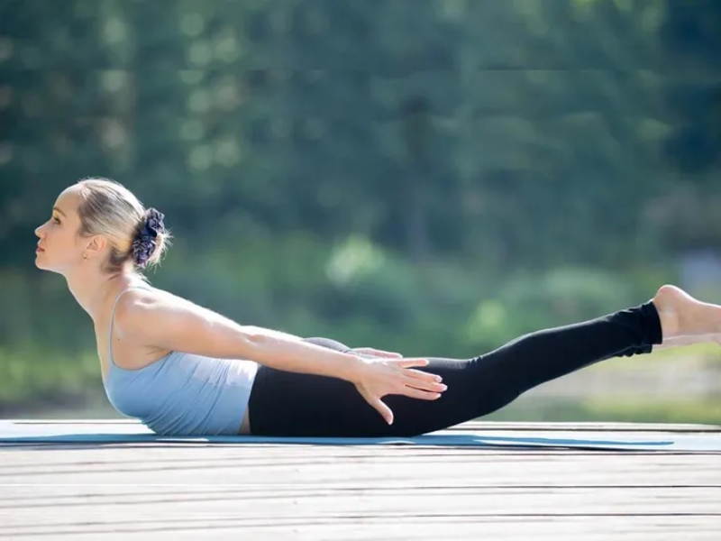 Locust Pose exercise