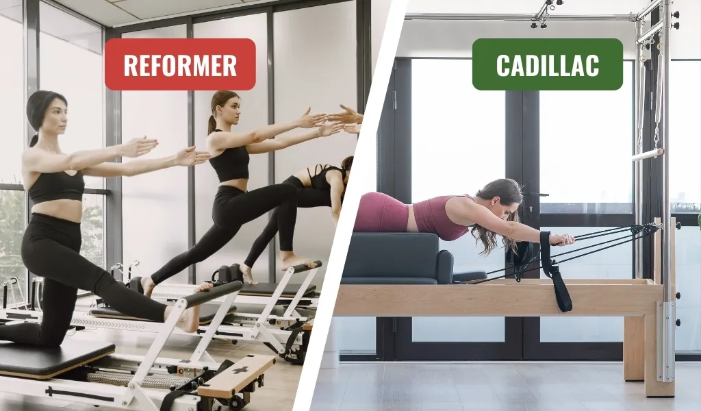 Pilates Reformer and Cadillac.