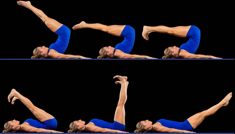 Steps to perform the Roll Over pose.