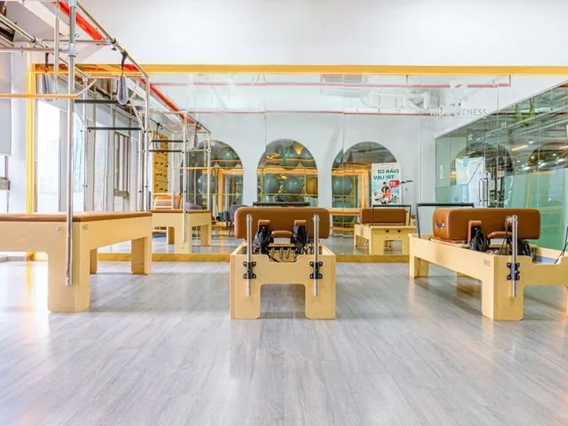 Queen Pilates studio at the Nguyen Tuan branch.