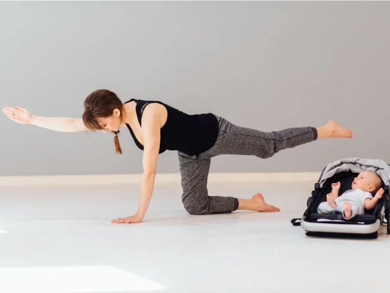 Things to keep in mind when doing Pilates after giving birth.