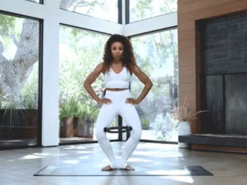 Resistance Pliés exercises.