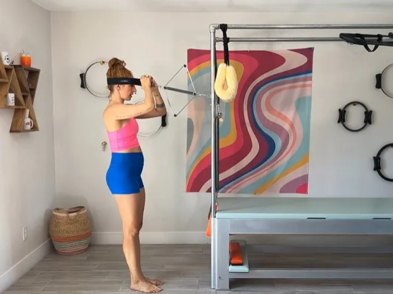 Standing Series with Neck Stretcher exercise