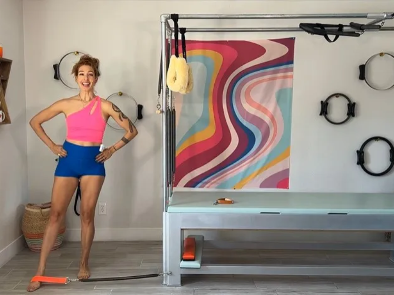 Standing Single Leg Spring exercise