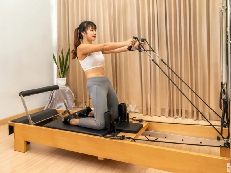 Pilates helps strengthen core muscles and reduce the risk of injury.