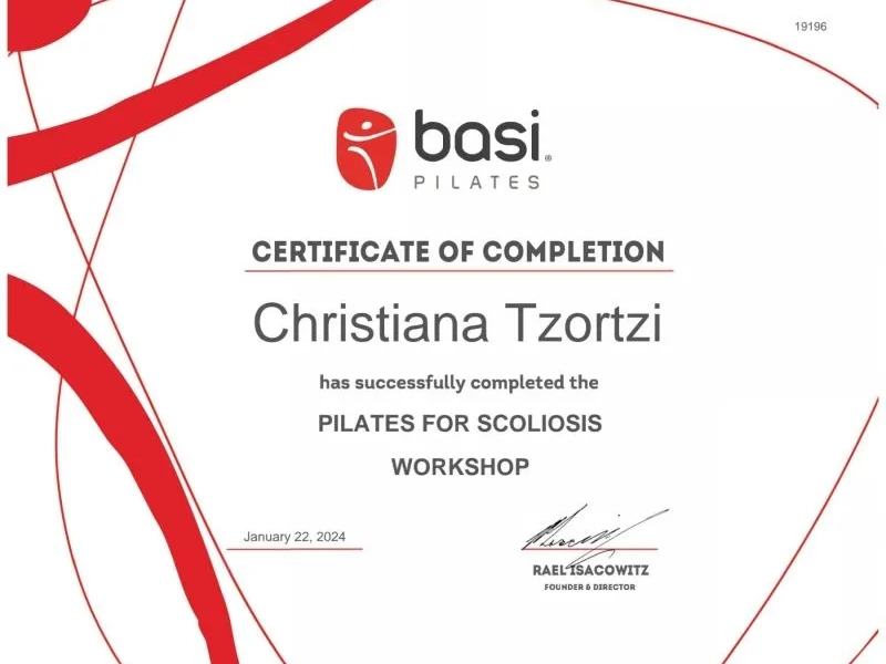 Basi Pilates Comprehensive Program.