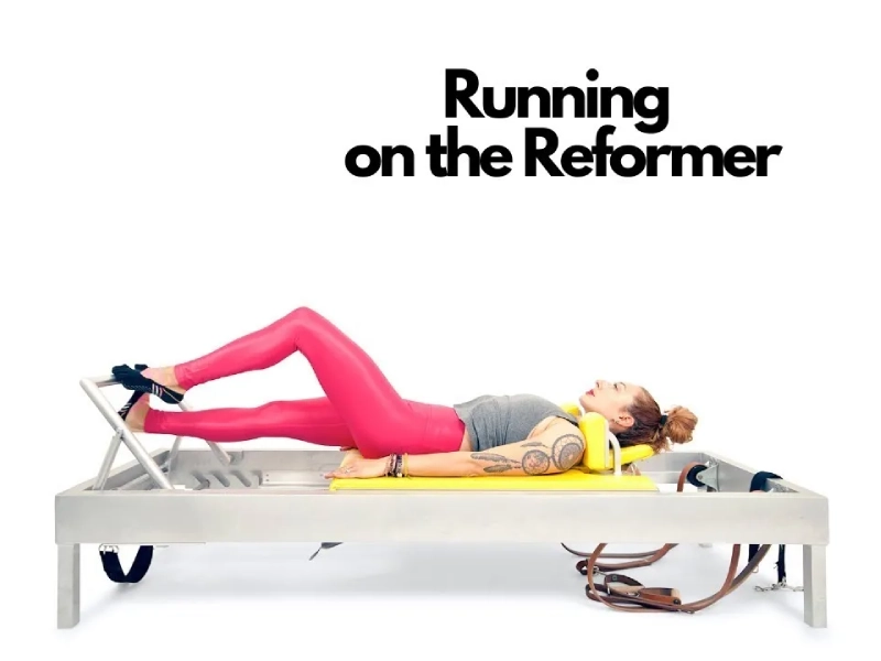 Pilates Running exercise on the Reformer.