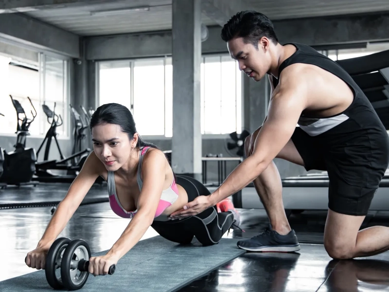 Gym is short for Gymnastics – a form of physical exercise that improves body shape and appearance.