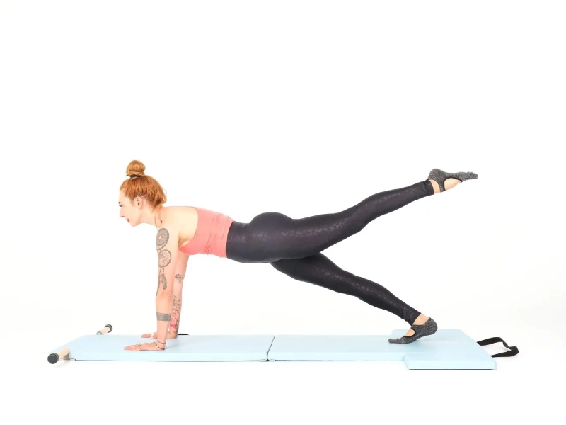 The Pilates Leg Pull Front exercise primarily targets the deep abdominal muscles.