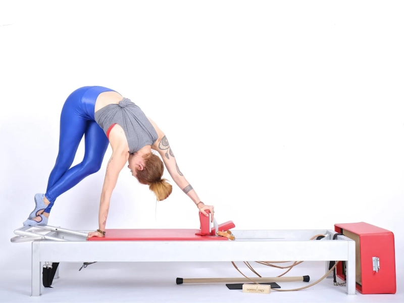 The Pilates Snake and Twist exercise on the Reformer is suitable for those with a solid Pilates background.