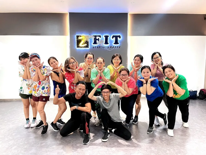 ZFit Zumba Fitness – Zumba dance classes in Ho Chi Minh City suitable for various age groups and fitness levels.