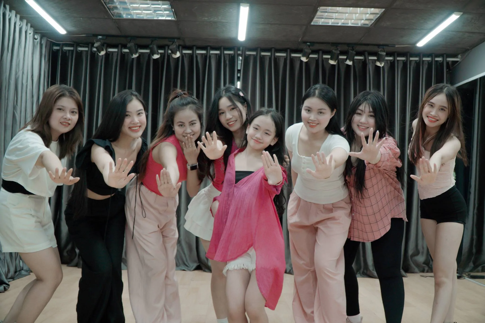 Zumba dance class at Sweet Art.