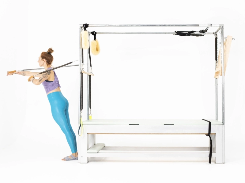 The benefits of Boxing with Standing Arm Springs exercises on a Cadillac.