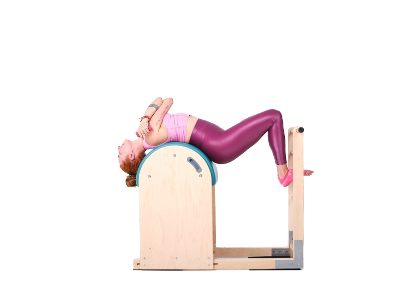 Pilates Hug Exercise on the Ladder Barrel
