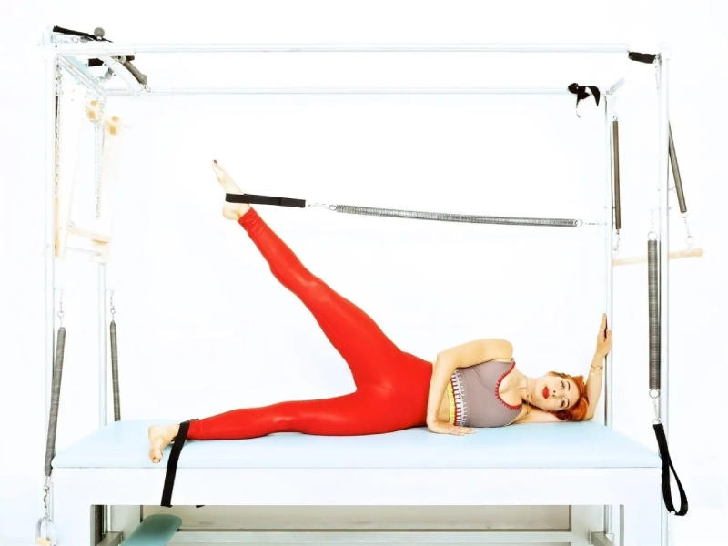 The benefits of Side Leg Springs exercises on a Cadillac.