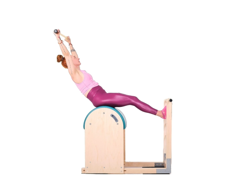 Pilates Around the World Exercise on the Ladder Barrel.
